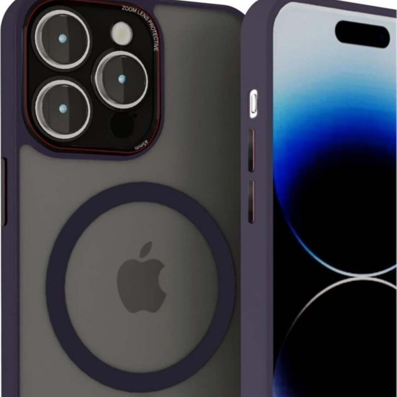 Brabus iPhone 14 Pro Uyumlu Kamera Lens Korumalı Magsafe Transparan Sonic Silikon Kılıf