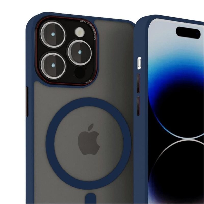 İphone 15 Pro Max Uyumlu Kamera Lens Korumalı Magsafe Transparan Sonic Silikon Kılıf