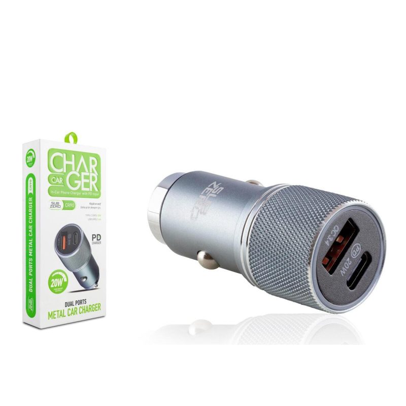 Cr90 20w Uyumlu 3.4a Hızlı Pd Ve Usb Çıkışlı Araç Şarj Başlığı