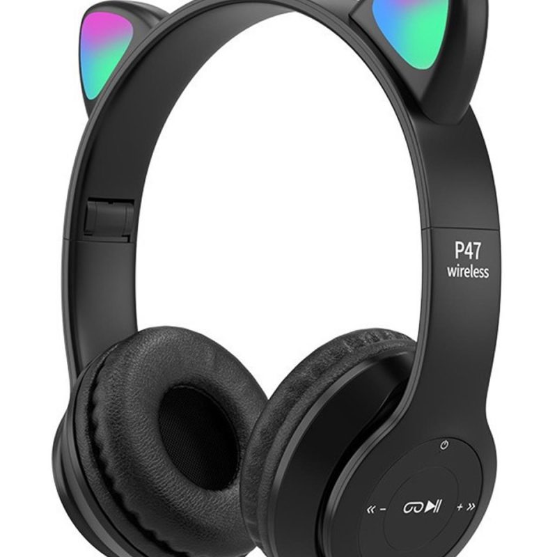 Sw88 Renkli Katlanabilir Bluetooth Kedicik Kulaklık