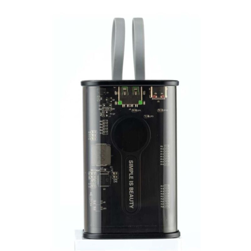 22.5w Type-c Iphone Uyumlu Çift Kablolu Usb-c 20000 Mah Taşınabilir Şarj Aleti Powerbank Pb307