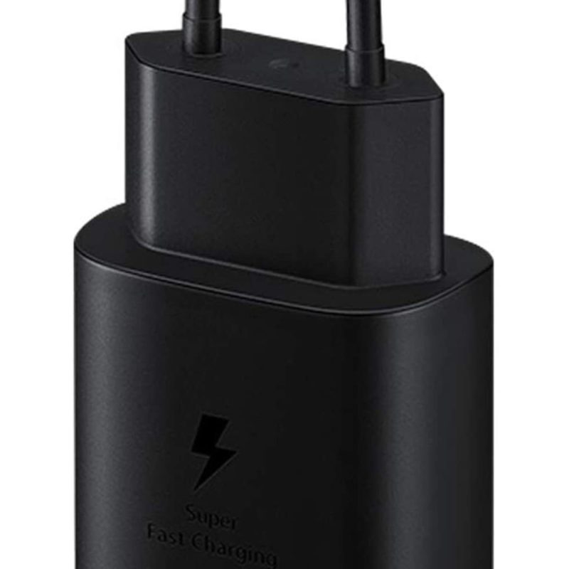 Beyaz renk Galaxy A54 Ve A34 Usb-c 25w Hızlı Şarj Adaptörü