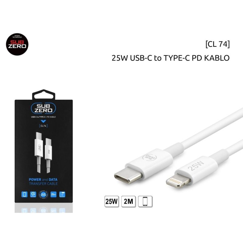 Cl74 Usb-c To Type-c 25 W 2 M Pd Kablo
