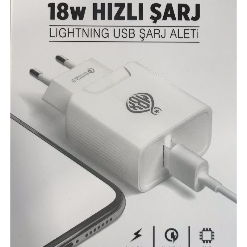 18 W Hızlı Lıghtnıng Usb Şarj Aleti