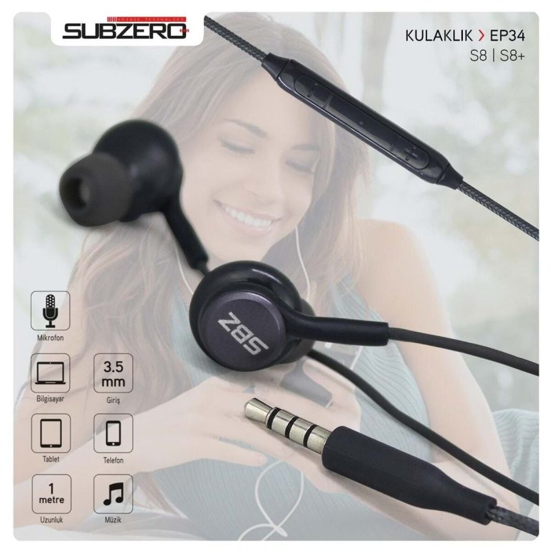 Ep34 S8 Microfonlu Kulakl Içi Kulaklık
