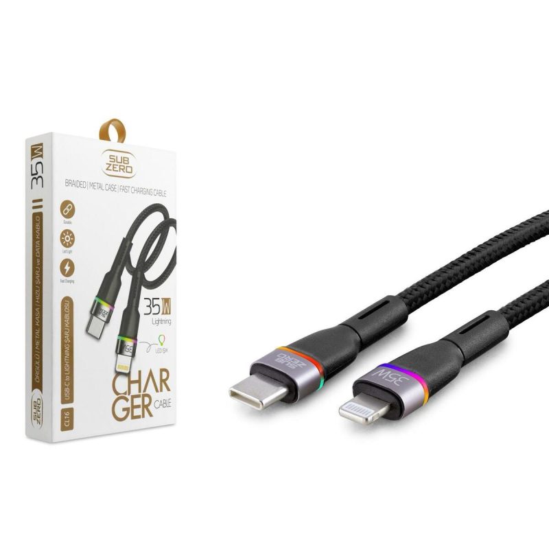 IŞIKLI 35W İPHONE KABLO TYPE-C İPHONE